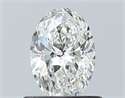 Natural Diamond 0.70 Carats, Oval with  Cut, I Color, VS2 Clarity and Certified by GIA