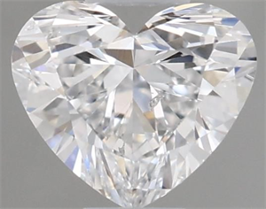 Picture of Natural Diamond 0.34 Carats, Heart with  Cut, D Color, SI2 Clarity and Certified by GIA