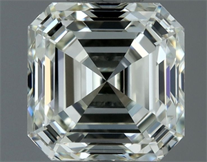 Picture of Natural Diamond 1.00 Carats, Asscher with  Cut, J Color, VS1 Clarity and Certified by IGI