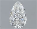 Natural Diamond 0.41 Carats, Pear with  Cut, F Color, VS1 Clarity and Certified by GIA