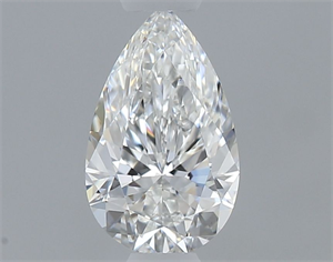 Picture of Natural Diamond 0.41 Carats, Pear with  Cut, F Color, VS1 Clarity and Certified by GIA