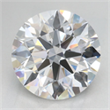 Lab Grown Diamond 2.46 Carats, Round with Ideal Cut, D Color, IF Clarity and Certified by IGI