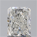 Natural Diamond 1.50 Carats, Radiant with  Cut, I Color, SI1 Clarity and Certified by GIA