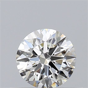 Picture of Natural Diamond 0.40 Carats, Round with Excellent Cut, G Color, IF Clarity and Certified by GIA