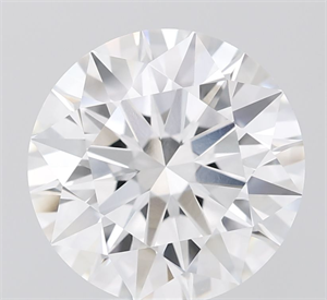 Picture of Lab Grown Diamond 5.08 Carats, Round with Ideal Cut, E Color, VVS1 Clarity and Certified by IGI