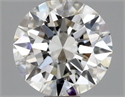 Natural Diamond 0.70 Carats, Round with Excellent Cut, F Color, IF Clarity and Certified by GIA