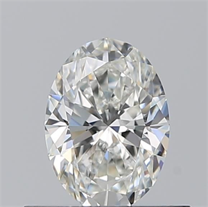 Picture of Natural Diamond 0.50 Carats, Oval with  Cut, H Color, VVS1 Clarity and Certified by GIA