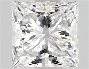 Foto Diamante Natural 0.55 quilates, Princesa , Color D, claridad VS1 y certificado GIA de