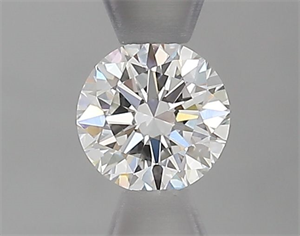 Picture of Natural Diamond 0.40 Carats, Round with Excellent Cut, F Color, VS1 Clarity and Certified by GIA