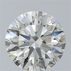 Picture of Natural Diamond 1.01 Carats, Round with Excellent Cut, K Color, SI1 Clarity and Certified by GIA