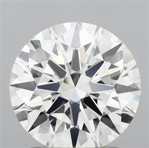 Picture of Lab Grown Diamond 1.53 Carats, Round with Ideal Cut, F Color, VVS2 Clarity and Certified by IGI