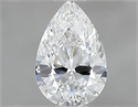 Natural Diamond 0.45 Carats, Pear with  Cut, F Color, VS1 Clarity and Certified by GIA