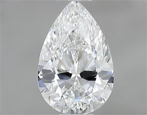 Picture of Natural Diamond 0.45 Carats, Pear with  Cut, F Color, VS1 Clarity and Certified by GIA