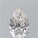 Natural Diamond 0.90 Carats, Pear with  Cut, F Color, SI2 Clarity and Certified by GIA