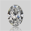 Natural Diamond 0.80 Carats, Oval with  Cut, F Color, VVS2 Clarity and Certified by GIA
