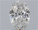 Natural Diamond 2.02 Carats, Oval with  Cut, F Color, SI2 Clarity and Certified by GIA