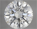 Natural Diamond 1.02 Carats, Round with Excellent Cut, I Color, VS2 Clarity and Certified by GIA