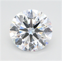 Lab Grown Diamond 4.00 Carats, Round with Ideal Cut, E Color, VVS2 Clarity and Certified by IGI