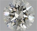 Natural Diamond 1.20 Carats, Round with Excellent Cut, J Color, SI2 Clarity and Certified by GIA