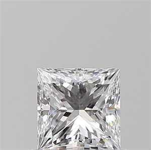 Picture of Natural Diamond 0.70 Carats, Princess with  Cut, D Color, VS2 Clarity and Certified by GIA