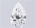Diamante Natural 0.42 quilates, De pera , Color D, claridad SI1 y certificado GIA