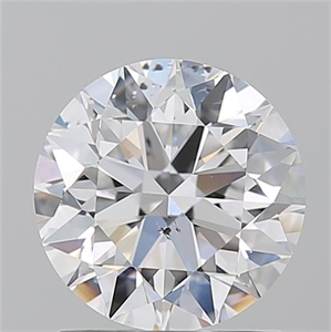 Picture of Natural Diamond 1.50 Carats, Round with Excellent Cut, D Color, SI2 Clarity and Certified by GIA