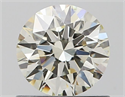 Diamante Natural 0.70 quilates, Redondo , Color J, claridad IF y certificado IGI