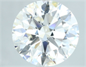 Natural Diamond 4.01 Carats, Round with Excellent Cut, I Color, VS1 Clarity and Certified by GIA