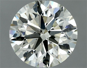 Picture of Natural Diamond 1.35 Carats, Round with Excellent Cut, K Color, VVS2 Clarity and Certified by IGI