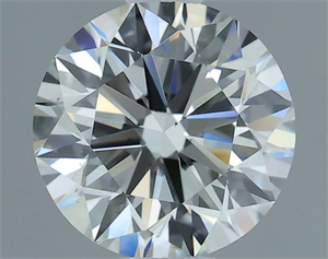 Picture of Natural Diamond 0.54 Carats, Round with Excellent Cut, G Color, VS1 Clarity and Certified by IGI