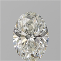 Natural Diamond 0.90 Carats, Oval with  Cut, I Color, VS2 Clarity and Certified by GIA