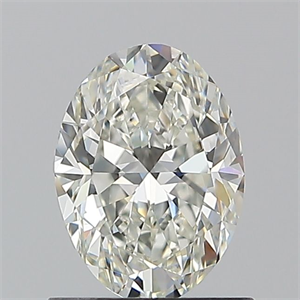 Picture of Natural Diamond 0.90 Carats, Oval with  Cut, H Color, VVS1 Clarity and Certified by IGI