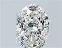 Diamante Natural 0.90 quilates, Ovalado , Color I, claridad VVS1 y certificado GIA