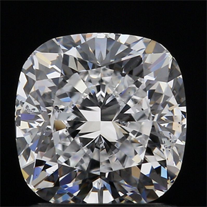 Picture of Natural Diamond 1.54 Carats, Cushion with  Cut, D Color, SI2 Clarity and Certified by GIA