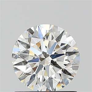 Picture of Natural Diamond 1.00 Carats, Round with Excellent Cut, I Color, SI1 Clarity and Certified by GIA