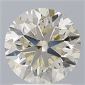 Natural Diamond 1.51 Carats, Round with Very Good Cut, M Color, VVS1 Clarity and Certified by GIA