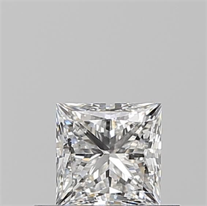 Foto Diamante Natural 0.50 quilates, Princesa , Color F, claridad VS2 y certificado GIA de
