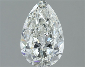 Picture of Natural Diamond 1.30 Carats, Pear with  Cut, H Color, SI1 Clarity and Certified by IGI