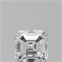Natural Diamond 0.90 Carats, Asscher with  Cut, D Color, VS1 Clarity and Certified by GIA