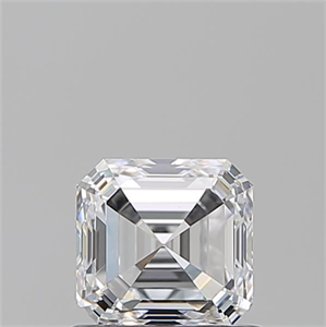 Picture of Natural Diamond 0.90 Carats, Asscher with  Cut, D Color, VS1 Clarity and Certified by GIA