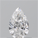 Diamante Natural 0.52 quilates, De pera , Color E, claridad VVS1 y certificado GIA