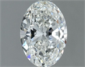 Diamante Natural 0.60 quilates, Ovalado , Color H, claridad VS1 y certificado GIA