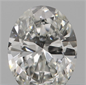 Diamante Natural 0.18 quilates, Ovalado , Color H, claridad IF y certificado GIA