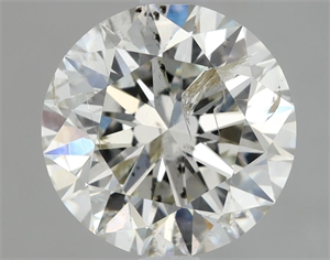 Picture of Natural Diamond 1.55 Carats, Round with Excellent Cut, I Color, I1 Clarity and Certified by IGI