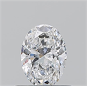 Natural Diamond 0.51 Carats, Oval with  Cut, D Color, VS1 Clarity and Certified by GIA