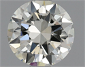 Natural Diamond 0.70 Carats, Round with Very Good Cut, K Color, VVS1 Clarity and Certified by GIA