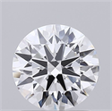 Lab Grown Diamond 1.05 Carats, Round with Ideal Cut, D Color, VVS1 Clarity and Certified by IGI