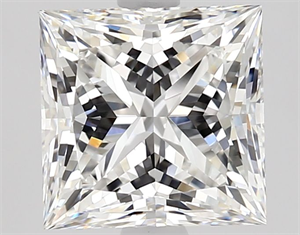 Foto Diamante Natural 2.17 quilates, Princesa , Color F, claridad VS1 y certificado GIA de