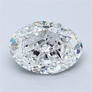 Picture of Natural Diamond 2.00 Carats, Oval with  Cut, E Color, VS1 Clarity and Certified by GIA