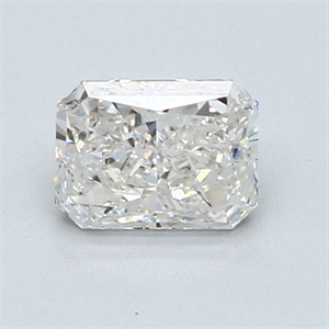 Picture of 1.01 Carats, Radiant Diamond with  Cut, H Color, SI1 Clarity and Certified by GIA
